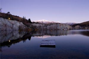 Blue Lake at Sunrise, St. Bathans, 2009